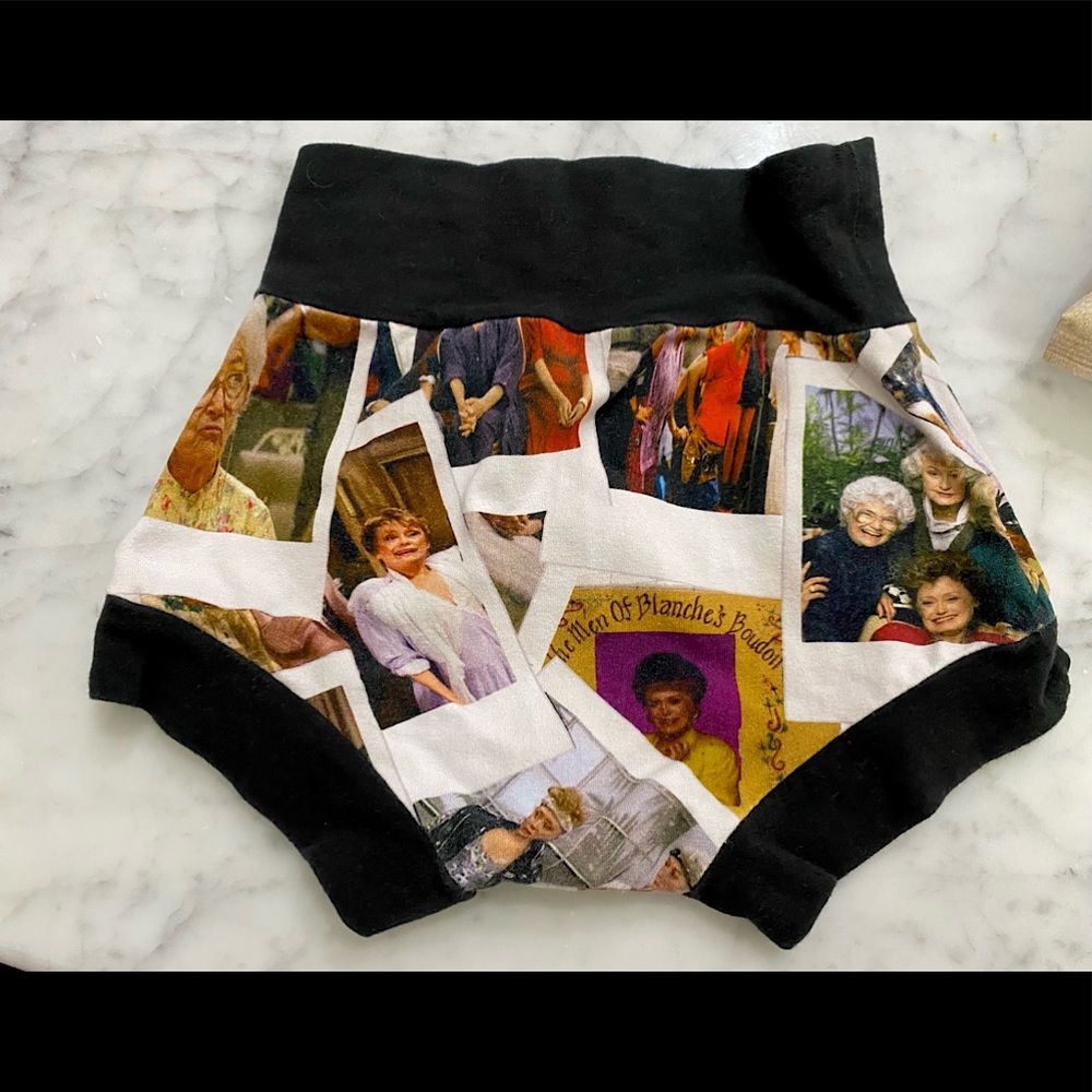 Golden Girls baby bummies shorts